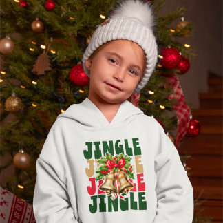 Jingle Jingle Vintage Goldglocken & Stechpalme Hoodie