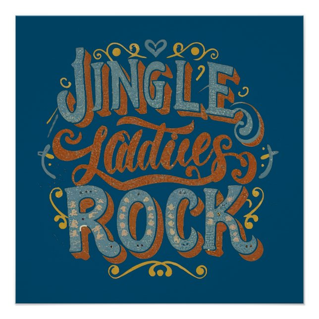 Jingle ladies rock poster (Vorderseite)