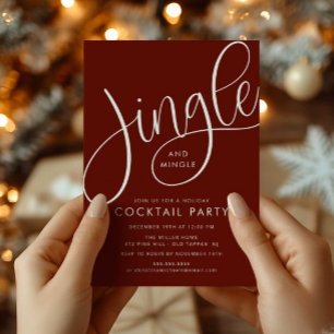 Jingle & Mingle Holiday Party Einladung