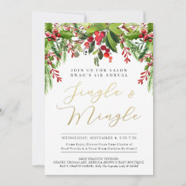 Jingle & Mingle im Fresh Garland Event Einladung