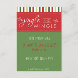 Jingle & Mingle! Weihnachts-Party Einladung