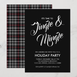 Jingle & Mingle Weihnachtsfeiertag Einladung