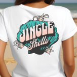 Jingle Muscheln - Christmas Vintag Beach T-Shirt<br><div class="desc">Feiern Sie die Festsaison mit einer Drehung an der Küste in unserem "Jingle Muscheln" Christmas Beach T - Shirt. Dieses mit einem weichen, atemberaubenden Stoff gefertigte Tee besticht durch sein spielerisches Design und besticht durch den Geist eines Badeurlaubs. Mit seinen skurrilen Muscheln und dem mit Weihnachtsbläschen und Süßspeisen geschmückten Sternfisch...</div>