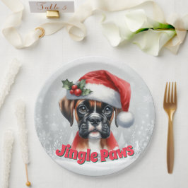 Jingle Paws and Boxer Dog Joy Pappteller