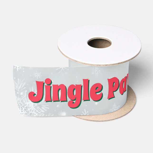 Jingle Paws and Boxer Dog Joy Satinband (Spule)