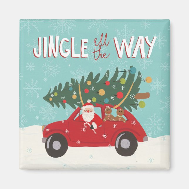 Jingle | Santa Car Magnet (Vorne)