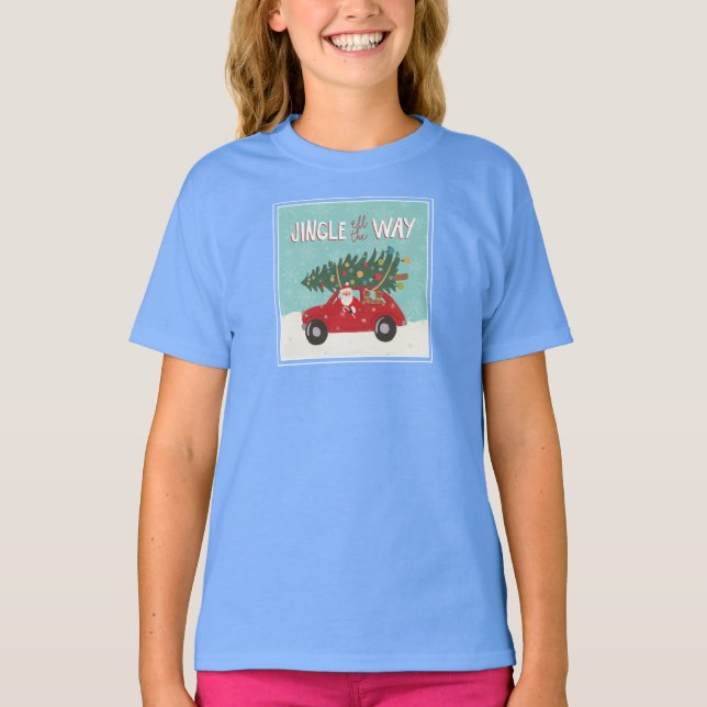 Jingle | Santa Car T-Shirt (Vorderseite)