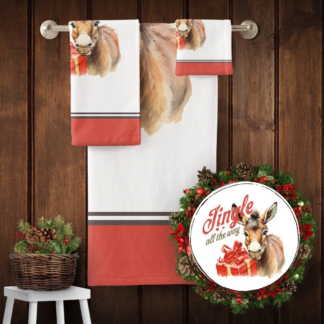 Jingle Tout le long de la ferme de Noël âne (Créateur téléchargé)