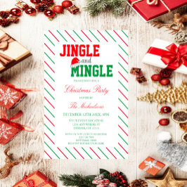 Jingle und Mingle Christmas Party Einladung