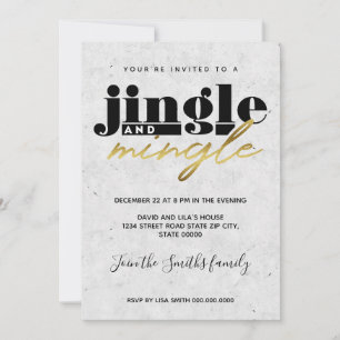 Jingle und Mingle Einladung