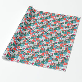 Jingle und Mingle Holiday Foto Giftwrap Geschenkpapier