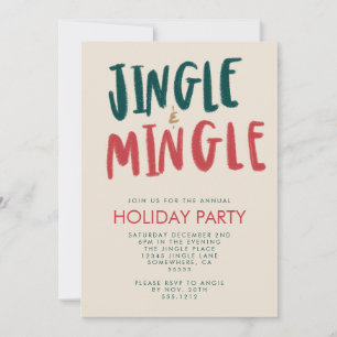 JINGLE UND MINGLE INVITE EINLADUNG