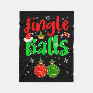 Jingle Weihnachten Lustiger Scherz Kostüm Männer E Fleecedecke
