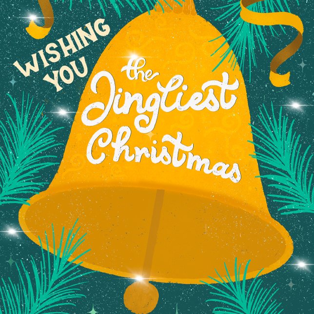 Jingliest Wings Weihnachtskarte Feiertagskarte (Von Creator hochgeladen)