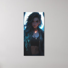 Jinx als Engel Leinwanddruck