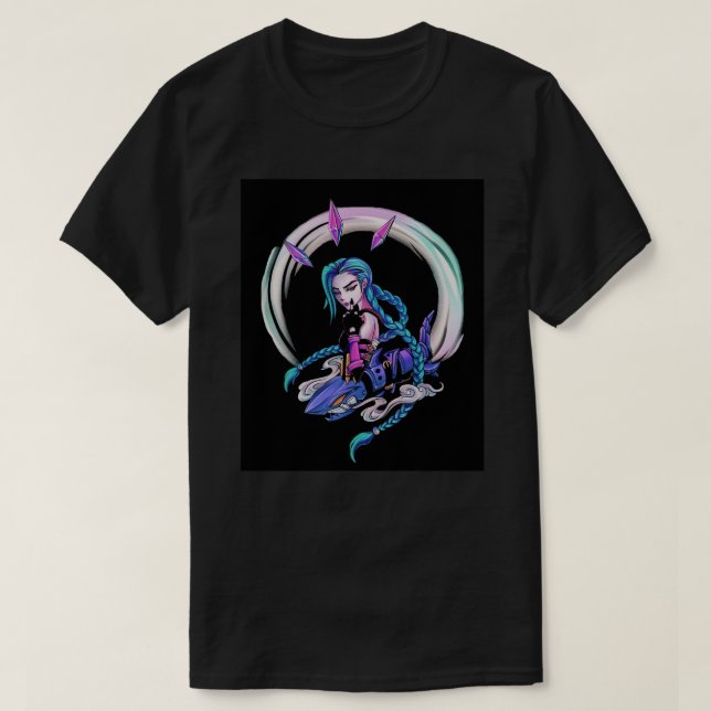 Jinx Arcane Pop  Poster.png T-Shirt (Design vorne)
