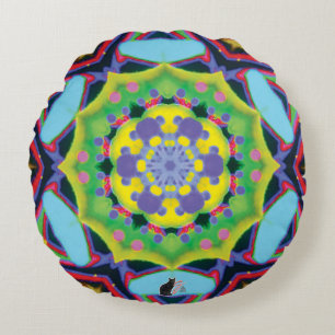 Jinx Kaleidoscope Rundes Kissen