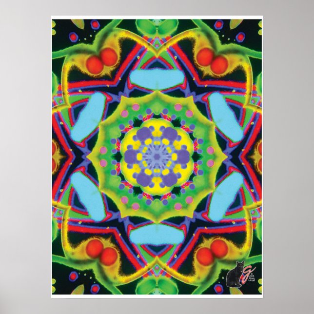 Jinx Kinetic Collage Kaleidoscope Poster (Vorne)