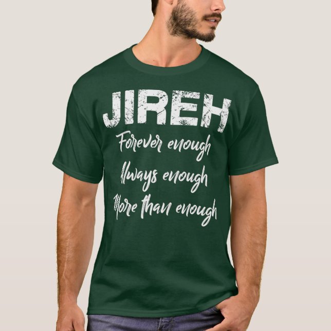 Jireh Mehr als genug Premium T-Shirt (Vorderseite)
