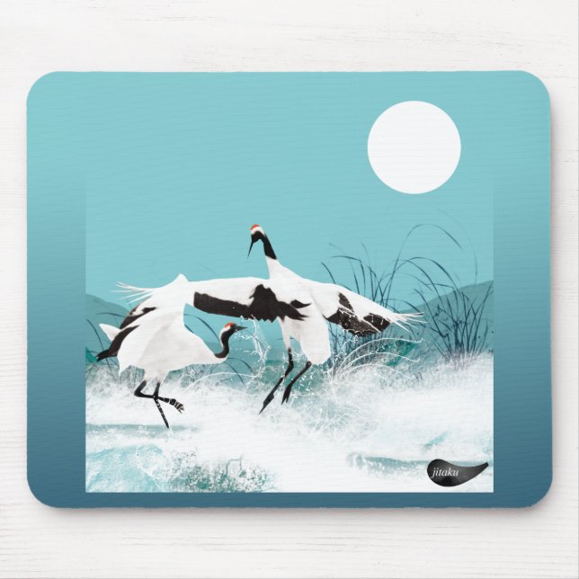 Jitaku Kran-Tanz Mousepad (Vorne)