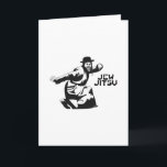 Jitsu-Karte| Jüdische Bar Mitzvah Geschenke Karte<br><div class="desc">Hervorragendes Geschenk für Ihre kommende Bar Mitzvah! 

Diese phantastische Karte enthält ein schwarzes Grafikdesign und schwarzen Text,  sieht am besten auf einem hellen Hintergrund.


Jew Spaß lustige Juden "ju jitsu" "jew jitsu" unglaublich witzig jitsu</div>
