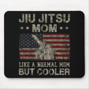 Jitsu Mama wie eine normale Mama, aber coolere Mut Mousepad