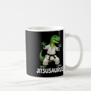 Jitsusaurus Dinosaur Karate Kampfsport Spaß Enthus Kaffeetasse