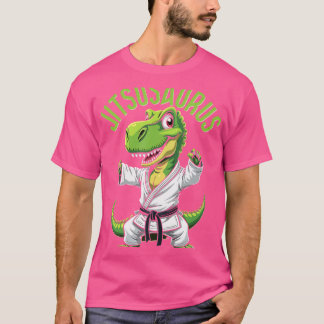 Jitsusaurus Funny Bjj Brazilian Jiu Jitsu T-Shirt