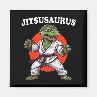 Jitsusaurus Lustig Jiu Jitsu Trex MMA Brasilianisc Magnet