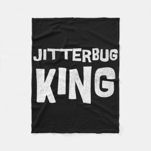 Jitterbug Dance King Swing Tanz Lindy Hop Tanz Fleecedecke