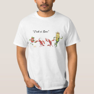 Jitterbugging Panzerkrebse, Mais u. Kartoffel T - T-Shirt