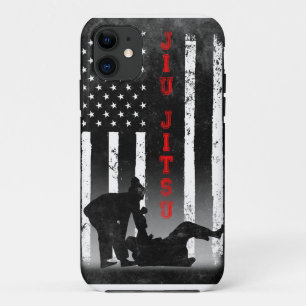 Jiu Jitsu American Flag Black Case-Mate iPhone Hülle