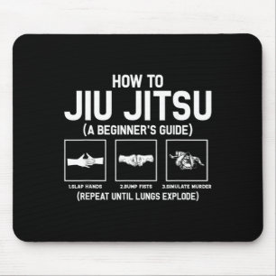 Jiu-Jitsu Anfänger Jiu Jitsu Anleitung Lustig Bras Mousepad