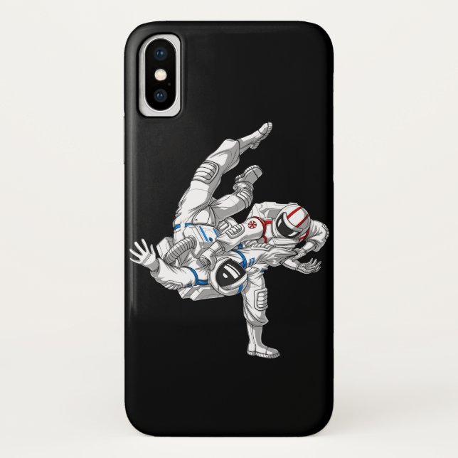 Jiu-Jitsu-Astronauten Case-Mate iPhone Hülle (Rückseite)