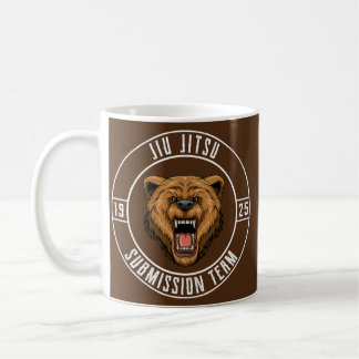 Jiu Jitsu Bear Brazilian Jiu Jitsu BJJ und Kaffeetasse