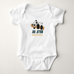 Jiu JItsu Bearly Training Panda Baby Strampler