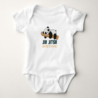 Jiu JItsu Bearly Training Panda  Baby Strampler
