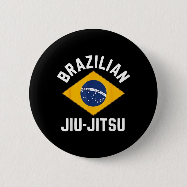 Jiu Jitsu BJJ Mixed Martial Arts MMA Kampf Button (Vorderseite)