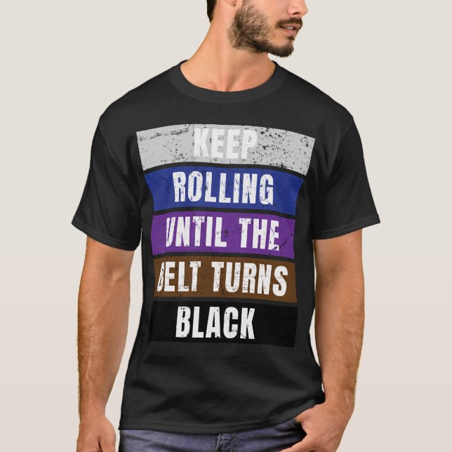 Jiu Jitsu Bjj S Jiu Jitsu Belt Rank T-Shirt (Vorderseite)