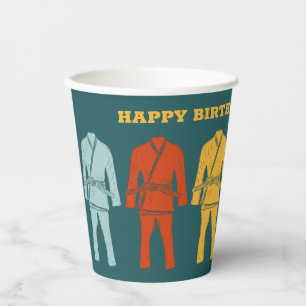 Jiu Jitsu BJJ Themed Personalisiert Pappbecher