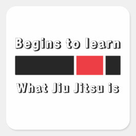 Jiu Jitsu Black Belt Was Jiu jitsu ist Quadratischer Aufkleber