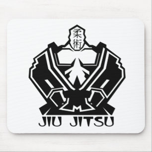 Jiu Jitsu - der Kämpfer bereitet sich vor Mousepad