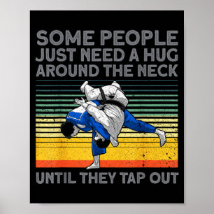 Jiu Jitsu Design Für Männer Frauen Kinder Bjj Bras Poster