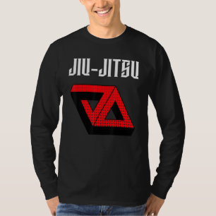 Jiu Jitsu Double Gracie Triangle Dotted Mixed Mart T-Shirt