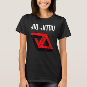 Jiu Jitsu Double Gracie Triangle Dotted Mixed Mart T-Shirt
