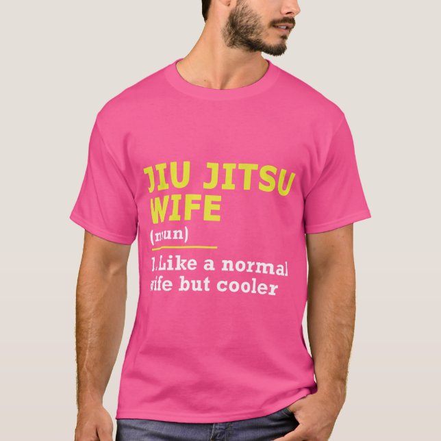 Jiu Jitsu Ehefrau Definition T-Shirt (Vorderseite)