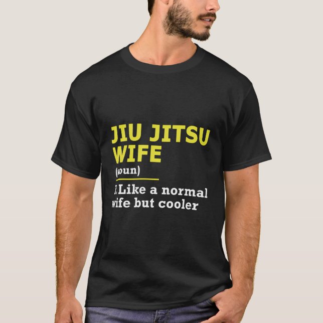 Jiu Jitsu Ehefrau Definition T-Shirt (Vorderseite)