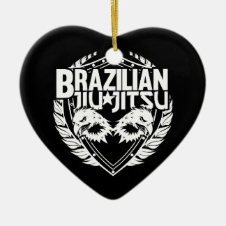 Jiu-Jitsu-Emblem Keramikornament