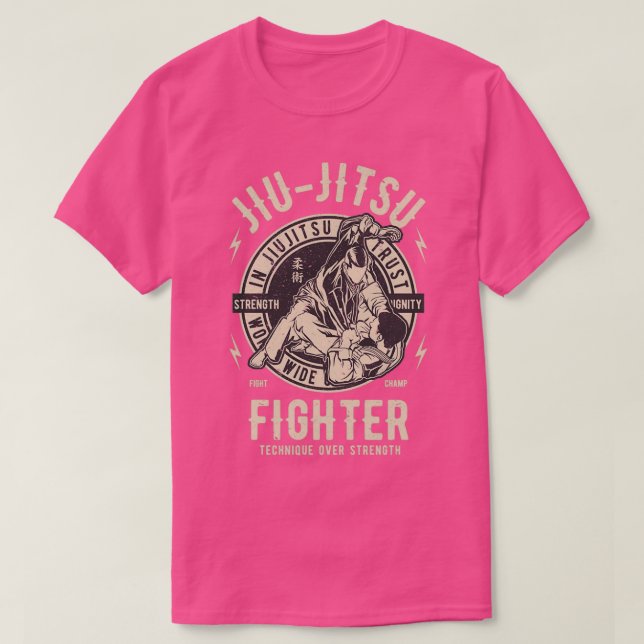 Jiu Jitsu Fighter BJJ fighter T-Shirt (Design vorne)