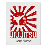 Jiu Jitsu Fighter Japanisch Vintage Kampfkunst